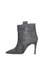 Bams High Heels Ankle Boots In Black Leather Bams High Heels Ankle Boots In Black Leather - black