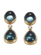 Lo Spazio Eden Rock Blu Earrings Lo Spazio Jewelry Lo Spazio Eden Rock Blu Earrings - Blue
