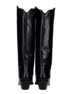The Seller Texan Boots In Black Leather The Seller Texan Boots In Black Leather - black