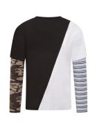 Natasha Zinko White And Black T-shirt For Boy Natasha Zinko White And Black T-shirt For Boy - Multicolor