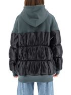 Telfar Color-block Bimaterial Down Jacket Telfar Color-block Bimaterial Down Jacket - OFF BLACK BLACK (Black)
