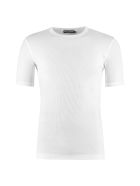 Dolce & Gabbana Ribbed Cotton Crew-neck T-shirt Dolce & Gabbana Ribbed Cotton Crew-neck T-shirt - White