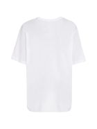 Love Moschino Logo Print Cotton T-shirt Love Moschino Logo Print Cotton T-shirt - White