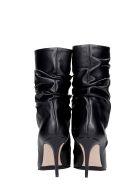 Le Silla Eva 90 High Heels Ankle Boots In Black Leather Le Silla Eva 90 High Heels Ankle Boots In Black Leather - black