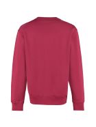 Kenzo Logo Detail Cotton Sweatshirt Kenzo Logo Detail Cotton Sweatshirt - RED