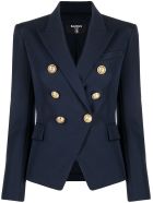 Balmain Double-breasted Blue Viscose Blazer Balmain Double-breasted Blue Viscose Blazer - Blu