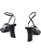 BY FAR Kersti Leather Sandals BY FAR Kersti Leather Sandals - black