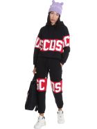 Sweatshirt In Black Cotton GCDS Sweatshirt In Black Cotton - Black