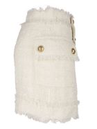 High-waisted Tweed Shorts Balmain High-waisted Tweed Shorts - Naturel