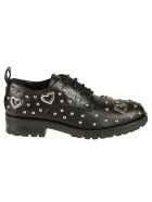 Love Moschino Studded Lace-up Shoes Love Moschino Studded Lace-up Shoes - Black