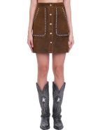 Golden Goose Artemide Skirt In Leather Color Leather Golden Goose Artemide Skirt In Leather Color Leather - leather color