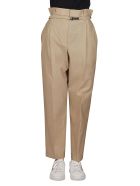 Beige Cotton Blend Trousers Brunello Cucinelli Beige Cotton Blend Trousers - Beige