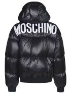 Moschino Rear Logo Padded Jacket Moschino Rear Logo Padded Jacket - Nero