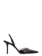 Jimmy Choo Thandi 85 Leather Slingback Pumps Jimmy Choo Thandi 85 Leather Slingback Pumps - black