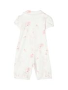 Monnalisa White Onesie Monnalisa White Onesie - Bianco