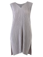 Issey Miyake Pleated Dress Issey Miyake Pleated Dress - Grey
