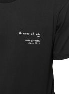 ih nom uh nit Black Cotton T-shirt ih nom uh nit Black Cotton T-shirt - Nero