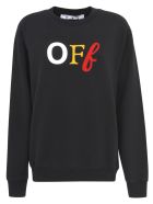 Off-White Typo Mix Regular Sweatshirt Off-White Typo Mix Regular Sweatshirt - Black/Multicolor
