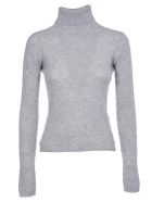 Pink Memories Grey Cashmere Turtleneck Pink Memories Grey Cashmere Turtleneck - Grey