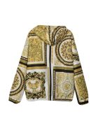 Young Versace Baroque Print Jacket Young Versace Baroque Print Jacket - Bianco/oro/kaki