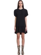 RED Valentino Dress In Black Viscose RED Valentino Dress In Black Viscose - black