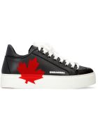 Dsquared2 Leather Platform Sneakers Dsquared2 Leather Platform Sneakers - black