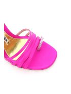 Alexandre Vauthier Salma Satin Mules With Crystals Alexandre Vauthier Salma Satin Mules With Crystals - FUCHSIA (Fuchsia)