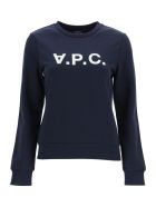 A.P.C. Sweatshirt Logo A.P.C. Sweatshirt Logo - BLUE