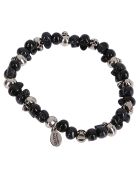 Black Brass Bracelet Alexander McQueen Black Brass Bracelet - 0446+ANTHRACITE/BLK