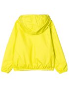 K-Way Green Contrast Zip Up Jacket K-Way Green Contrast Zip Up Jacket - Verde