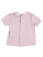 De Cavana Baby T-shirt With Collar De Cavana Baby T-shirt With Collar - Pink