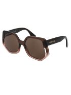 0mu 07vs Sunglasses Miu Miu 0mu 07vs Sunglasses - 02D06B BROWN GRADIENT TRASPARENT