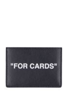 Off-White Leather Card Holder Off-White Leather Card Holder - Nero