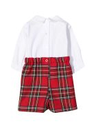 Mariella Ferrari Mariella Ferrari Checked Baby Suit Mariella Ferrari Mariella Ferrari Checked Baby Suit - Rosso