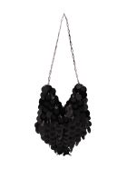 Paco Rabanne 'sparkle Hobo' Plastic Shoulder Bag Paco Rabanne 'sparkle Hobo' Plastic Shoulder Bag - Black