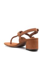 L'Autre Chose Brown Suede Leather Sandals L'Autre Chose Brown Suede Leather Sandals - Brown