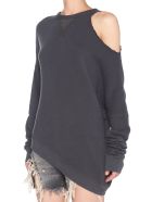R13 'distorted' Sweatshirt R13 'distorted' Sweatshirt - Grey