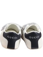 Gucci White Sneakers For Babykids Gucci White Sneakers For Babykids - White