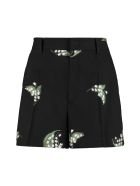 RED Valentino Gabardine Shorts RED Valentino Gabardine Shorts - black