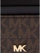 MICHAEL Michael Kors Jet Set Wallet With Allover Logo MICHAEL Michael Kors Jet Set Wallet With Allover Logo - Brown