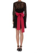 RED Valentino Red Valentino Leo Panther Dress RED Valentino Red Valentino Leo Panther Dress - Nero e Fucsia
