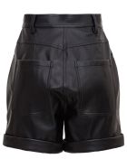 Philosophy di Lorenzo Serafini Leatheret Shorts Philosophy di Lorenzo Serafini Leatheret Shorts - Black