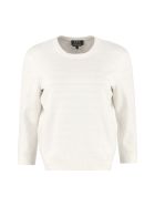 A.P.C. Zoe Cotton-blend Sweater A.P.C. Zoe Cotton-blend Sweater - panna