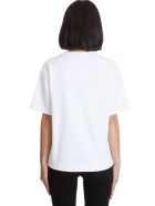 Acne Studios Edie Stamp T-shirt In White Cotton Acne Studios Edie Stamp T-shirt In White Cotton - white
