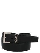 Saint Laurent 'cuir Grane Supple' Belt Saint Laurent 'cuir Grane Supple' Belt - Black