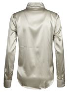 Plain Silk Shirt Eddy Monetti Plain Silk Shirt - Pearl Grey