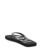 Dsquared2 Rubber Thong Slides Icon Logo Dsquared2 Rubber Thong Slides Icon Logo - BLACK
