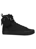 Prada Prada Wheel Re-nylon High-top Sneakers Prada Prada Wheel Re-nylon High-top Sneakers - BLACK
