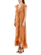 Mes Demoiselles Cumbre Ruffled Dress Mes Demoiselles Cumbre Ruffled Dress - NUDE (Beige)