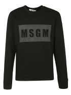 MSGM Chest Logo Sweatshirt MSGM Chest Logo Sweatshirt - Black